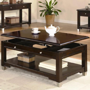 Rich Dark Brown Coffee Table