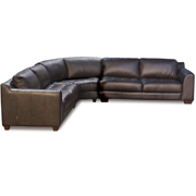 Zen Collection Arm Sectional with Armless Corner Wedge