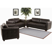 Berkley Tufted Sofa Loveseat Chair Set