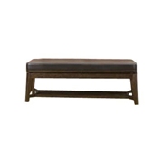 BDTRIBSW Tribeca Bedside Bedroom Bench Walnut