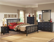 Canton Maloney Black Bedroom Set