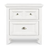 Kenley Wood 2 Drawer Nightstand