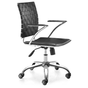 Contemporary Criss Cross Chair White