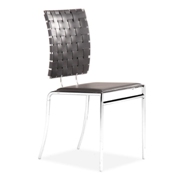 Criss Cross Chair Black