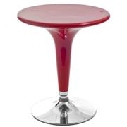 Clark Adjustable Bar Counter Table - Red Chrome