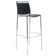 Safina Bar Chair Black-Chrome