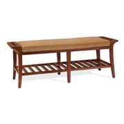 Belvedere Bedroom Bench-Pecan