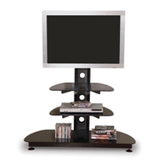 Black modern TV stand