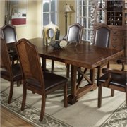 Barrington Trestle Dining Table in Pecan