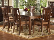 Rhythm Leg Dining Table-Medium Brown Walnut