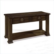 Villa Madrid 2 Drawer Sofa Table in Dusk Brown Finish