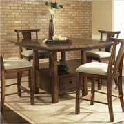 Dakota Counter Height Table in Rich Brown