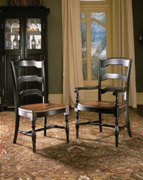 Indigo Creek Dining Arm Chair in Black