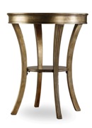 Sanctuary Round Mirrored Accent Table