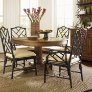 Island Estate Ceylon Arm Dining Chair Noche Black