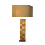 Square Table Lamp-Root Beer