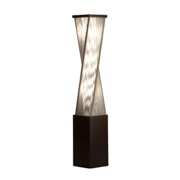 2 Light Torque Accent Table Lamp-Dark Brown