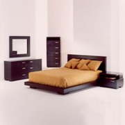 Paris Platform Bed Bedroom Set-Beaver-King