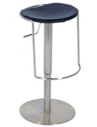 Black Adjustable Height Swivel Stool