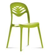 Polypropylene Dining Chair-Green