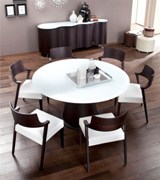 Palio/Lirica Dining Set-Wenge-Six Dining Chairs Included-Sideboard Included