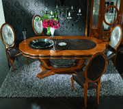 Platinum Oval Table