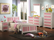 Four Colors Youth Bedroom Set