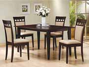 Rich Cappuccino Casual Dining Set