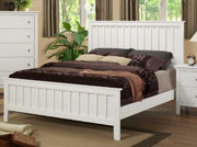 Harris Panel Bed White