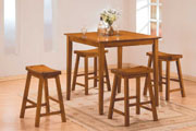 Saddleback Oak Square Table