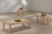 Milano 3-in-1 Pack Natural Occasional Table Set