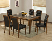 Jensenville Dinette with Two Table Choices And Parson Chairs