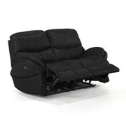 Idaho Reclining Loveseat Black