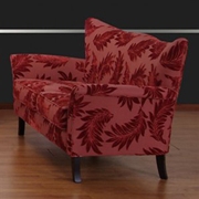 Monarch Loveseat Red