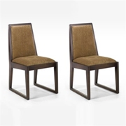 Obliq Side Dining Chair Acorn Tobacco