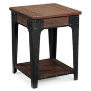 Lakehurst Wood Square Accent Table