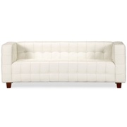 Button Sofa White