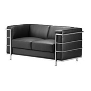 Fortress Love Seat Black