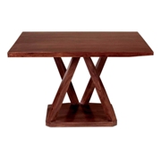 Cavallini Square Dining Table-Rich Pecan