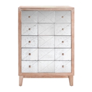 Carlyle Highboy Dresser-Cerused White