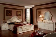 Rococo - Italian Classic Beige Bedroom Set