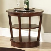 Montecito End Table-Warm Brown