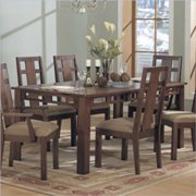 Enchantment Rectangular Casual Dining Table in Rich Cappuccino Finish