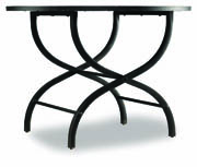 Sanctuary Round Bistro Table in Metal & Dune