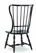 Sanctuary Sanctuary Spindle Back Side Chair in Ebony