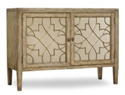 Sanctuary Two Door Mirrored Console - Surf-Visage