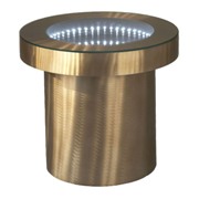 Infinity Tunnel End Table-Bronze