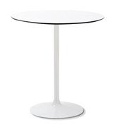 Crown Round Dining Table-White