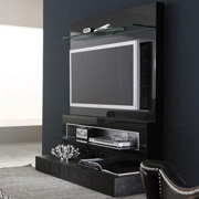 Diamond Black TV Unit