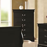 Louis Philippe 5 Drawer Chest